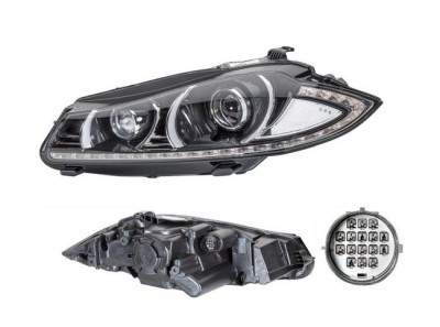 Far JAGUAR XF (X250), 08.2012-12.2015, VARROC, fata, partea stanga, bi-xenon; cu &amp;amp;#39;lumina de zi&amp;amp;#39; tip LED;tip bec D3S; electric; cu bec descarc foto