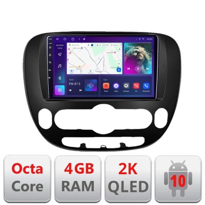 Navigatie Kia Soul 2014-2019 Android ecran Qled 2K Octa core 4+32 Kit-soul-2014+EDT-E409-2K CarStore Technology foto