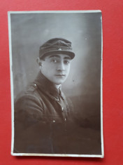 Carte postala veche PORTRET SOLDAT ROMAN ? an 1922 foto