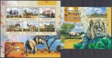 DB1 Fauna Africana Mozambic Parcul Kruger Lei Rinoceri Elefanti MS + SS MNH, Nestampilat