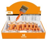 Cutie Pensule Maner din Plastic Orange 70 bucati.