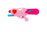 Pistol cu apa Water Gun pentru copii, Plastic, Roz, 34 cm