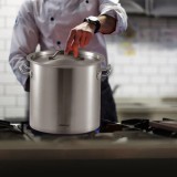 Oala cu capac din otel inoxidabil, capacitate 21 litri, 30 cm, Kinghoff