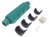Mufă cu Gel RELICON IP68 Verde 310mm