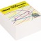 Rezerva cub alb hartie 9 x 9 cm 500 file Ubers