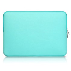 Geanta protectie pentru laptop, Zola&Acirc;&reg;, diagonala maxima 15.6", inchidere fermoar, captusita cu un burete moale impotriva socurilor, turcoaz, 39x29x1.