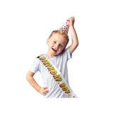Esarfa petrecere Hero Birthday Boy, 150 x 10 cm