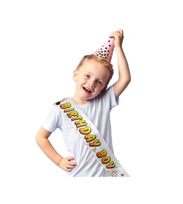 Esarfa petrecere Hero Birthday Boy, 150 x 10 cm foto