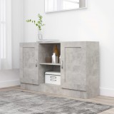 VidaXL Servantă, gri beton, 120 x 30,5 x 70 cm, PAL