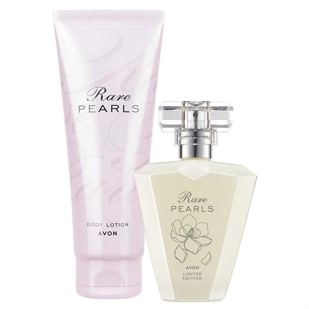 Apă de parfum Rare Pearls, 50 ml - Ediție limitată + Lotiune corp, 125 ml - Avon