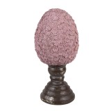 Cumpara ieftin Ou decorativ Paste polirasina maro roz 13x28 cm