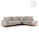 Cumpara ieftin Coltar Stanga Luxury II Elephant - Ciel - Negru 290x235x90 cm