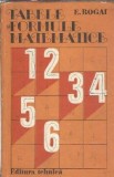 Tabele si forumule matematice - E. Rogai