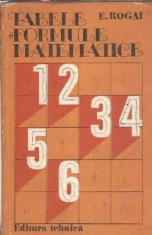 Tabele si forumule matematice - E. Rogai
