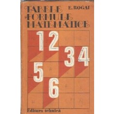 Tabele si forumule matematice - E. Rogai