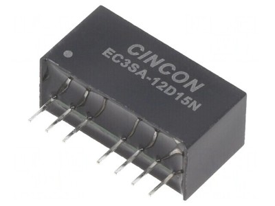 Convertor DC/DC 3W 9-18V la 15V/-15V SIP8 foto