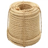 Fr&acirc;nghie, 100 m, sisal 100%, 20 mm, vidaXL