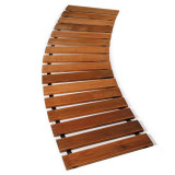 Poteca de gradina din lemn, maro, 30x600 cm GartenVIP DiyLine, Artool