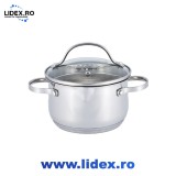 Intinzator cu placa si orificii de lichid Voltz V51210D24, 24 cm, 6 litri, Inductie, Inox