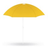 Umbrela de plaja pliabila cu protectie UV si inaltime reglabila, diametru 150 cm, galben Household NewTrend