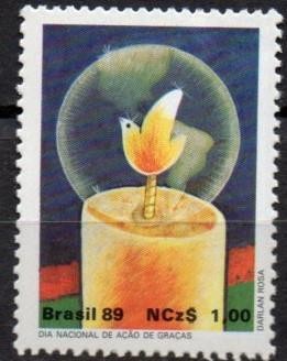 BRAZILIA 1989, Ziua Recunoștinței, MNH foto