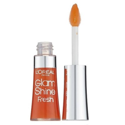 Luciu de buze, Loreal, Glam Shine Fresh, 185 Aqua Lychee, 6 ml foto