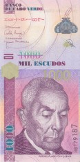 Bancnota Capul Verde 1.000 Escudos 2007 - P70 UNC