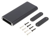Carcasa Aluminiu Negru TAKACHI MXA1-5-11BBP Cu Panou