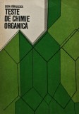 Cumpara ieftin Teste de chimie organica - 1977 - Dora Parvulescu (AG234)