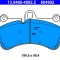 ATE 13.0460-4992.2 set placute frana,frana disc