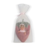 Papusa Bomboncin Cu Caciulita Roz Si Paturica Capsuna 20cm
