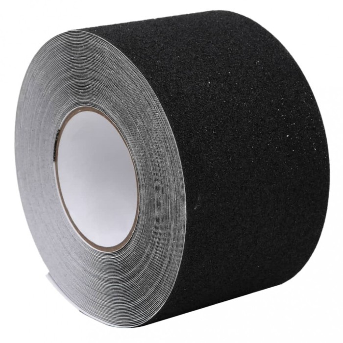 Banda anti-alunecare, negru, 0,1x20 m, PVC