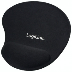 Mousepad Logilink ID0027 ergonomic negru foto