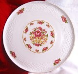 PLATOU TORT TAVA PORTELAN SCHUMANN ARZBERG BAVARIA CU DECOR FLORAL 31.5 CM