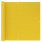Paravan de balcon, galben, 90x500 cm, HDPE