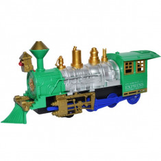 Locomotiva de jucarie cu sunete si lumini 28 cm foto