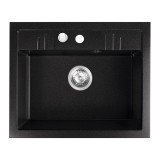 CHIUVETA GRANIT FERRO DRGM1 48 58BA CU O CUVA 58X48CM GRAFIT MEZZO NEAGRA