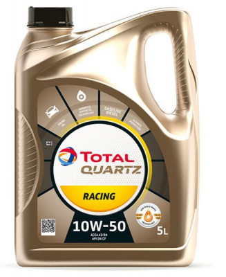 Ulei motor Total_10w50 (RACING) ACEA A3/B4. API SN/CF. ulei sintetic pentru motoare pe benzina. conceput pentru masinile sport. potrivit pentru motoar foto