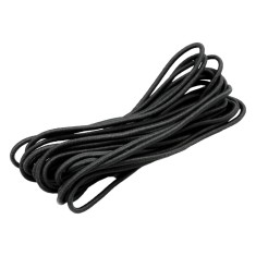 Elastic rotund Crisalida, diametru 2 mm, lungime 3 m, Negru foto