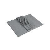 Uscator pentru vase cu laveta, 45 x 3.6 x 16.5 cm, Gri, General