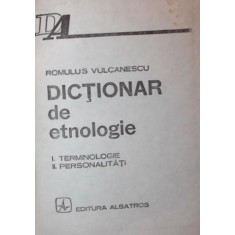 DICTIONAR DE ETNOLOGIE