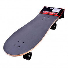 Skateboard lemn, 75 cm, Rosu/Negru foto