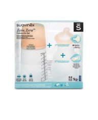 Set biberon anticolici 270 ml + tetina cu debit mediu + sacule? silicon Zero Zero Suavinex foto