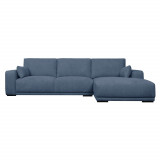 L-Shape Sofa California Blue Right