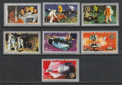 Guinea Ecuatoriala 1972 - #18-24 Apollo 15 7v MNH foto