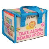 My First Take-Along Board Books Little Beginners Set 10 Carti Carton Engleza Prescolari