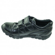 Pantofi casual din piele pentru copii UKAS UKS14 N, Negru foto
