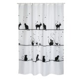 Perdea Duș Premium Pisici Poliester 180 x 200 cm