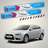 Cumpara ieftin Ștergătoare Mitsubishi Lancer Sportback (CX) 2008+ | Set Față Flat Premium &ndash; TeamCar&reg;