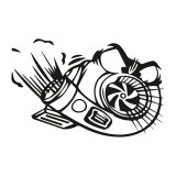 Sticker Auto , zTurbo Faster, , Autocolant Tuning ORACAL pentru Masini Sport